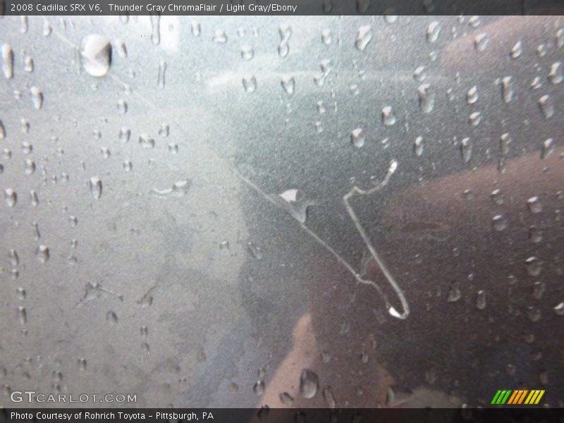 Thunder Gray ChromaFlair / Light Gray/Ebony 2008 Cadillac SRX V6