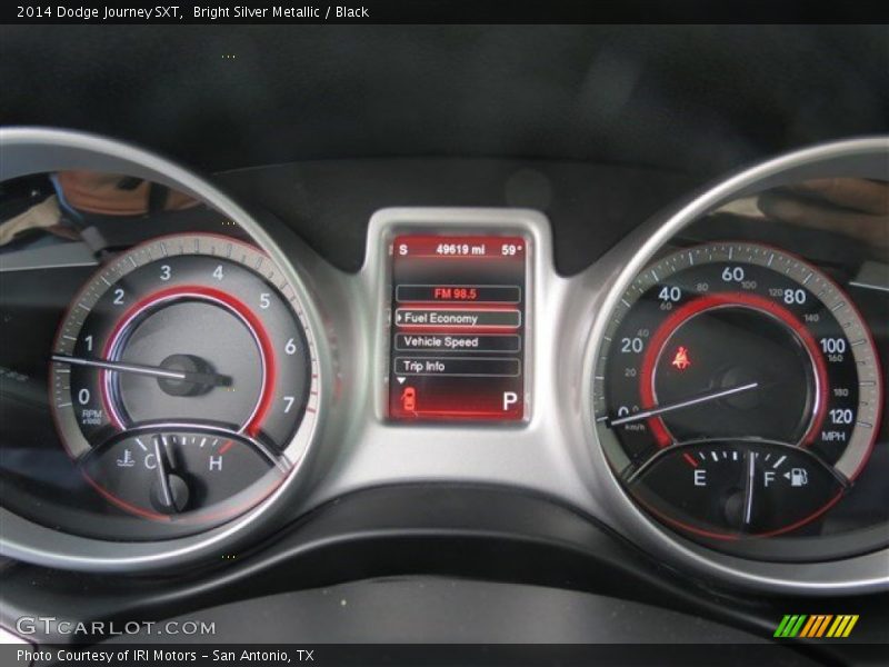 Bright Silver Metallic / Black 2014 Dodge Journey SXT