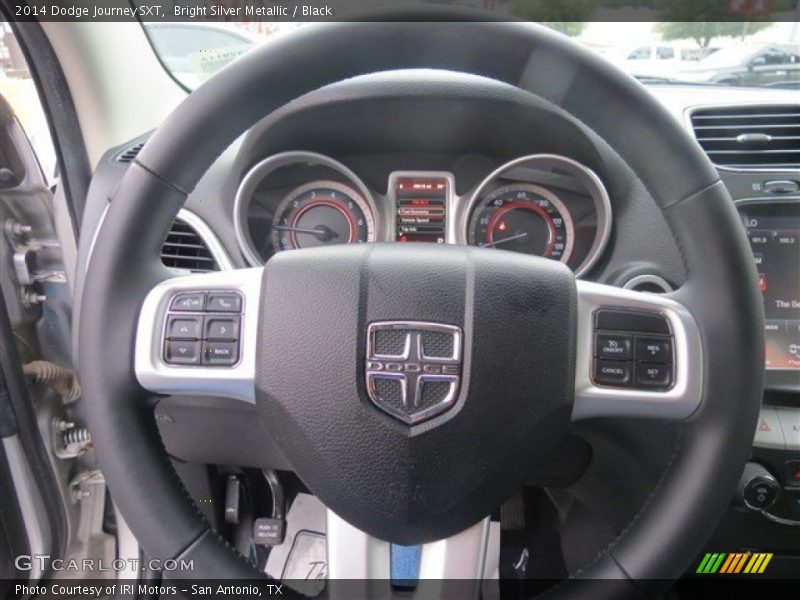 Bright Silver Metallic / Black 2014 Dodge Journey SXT