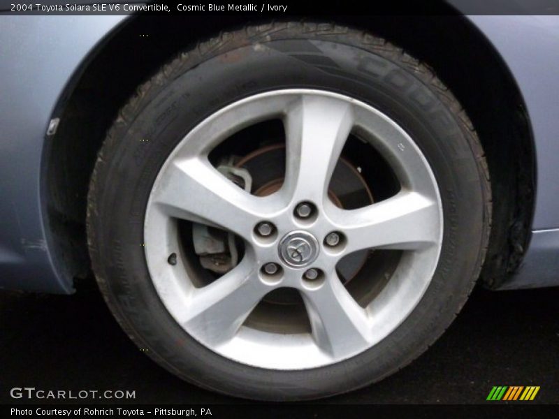Cosmic Blue Metallic / Ivory 2004 Toyota Solara SLE V6 Convertible