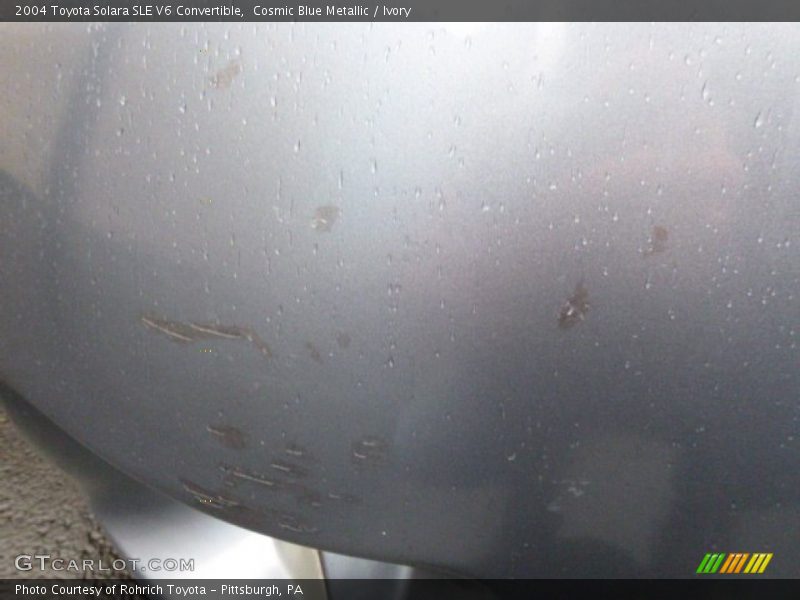 Cosmic Blue Metallic / Ivory 2004 Toyota Solara SLE V6 Convertible