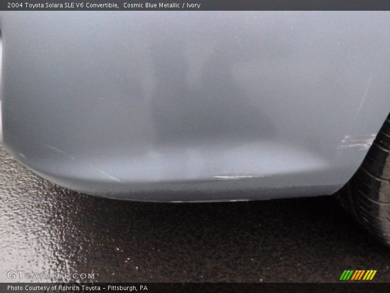 Cosmic Blue Metallic / Ivory 2004 Toyota Solara SLE V6 Convertible