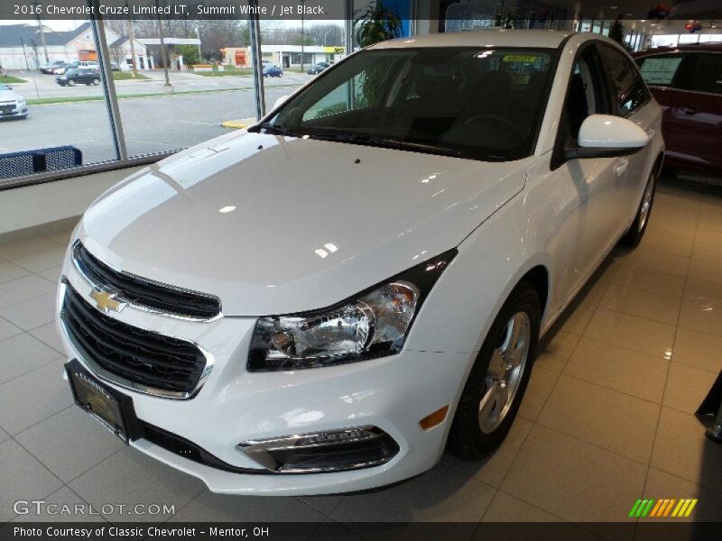Summit White / Jet Black 2016 Chevrolet Cruze Limited LT