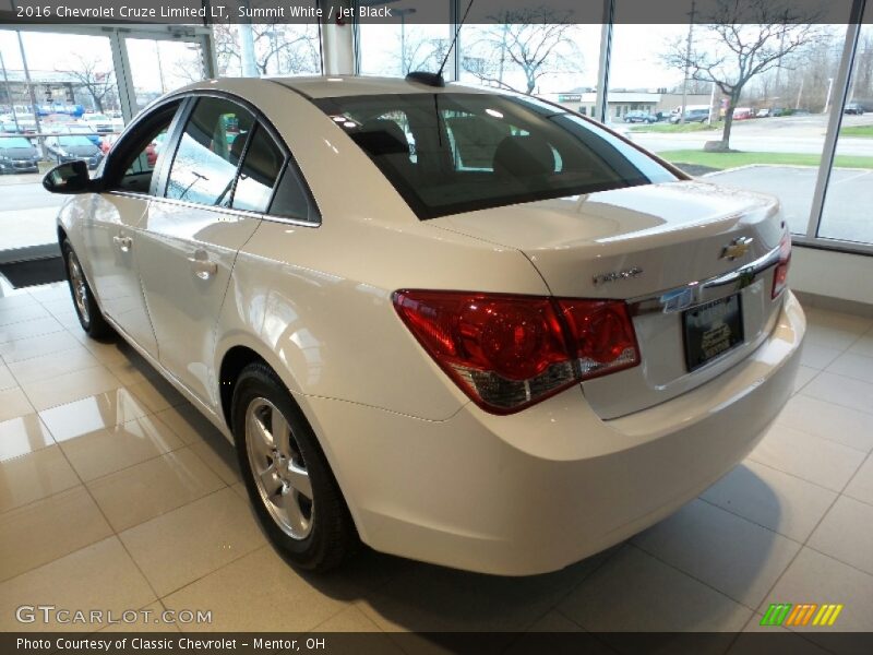 Summit White / Jet Black 2016 Chevrolet Cruze Limited LT