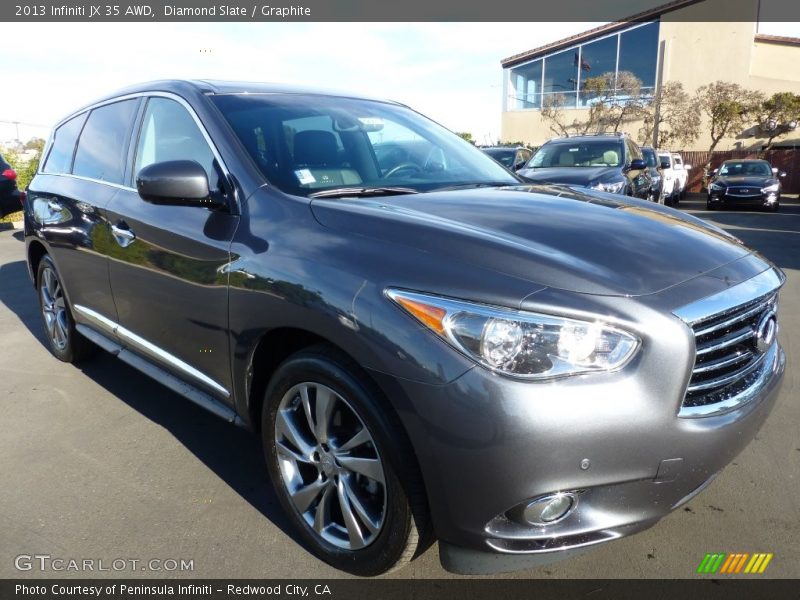 Diamond Slate / Graphite 2013 Infiniti JX 35 AWD