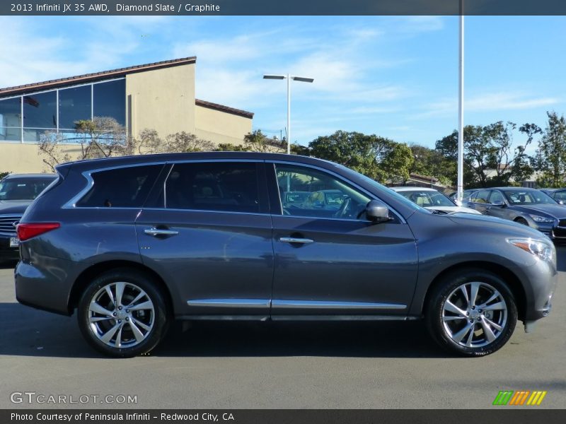 Diamond Slate / Graphite 2013 Infiniti JX 35 AWD