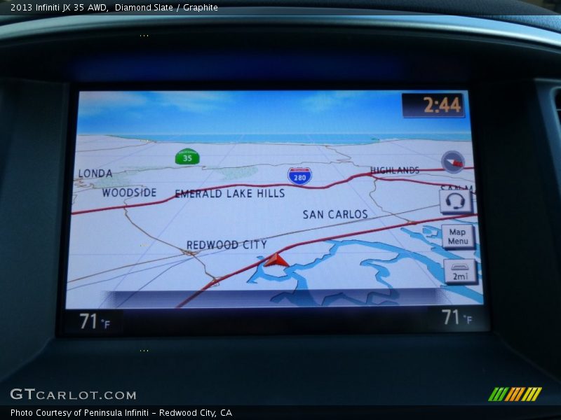 Diamond Slate / Graphite 2013 Infiniti JX 35 AWD
