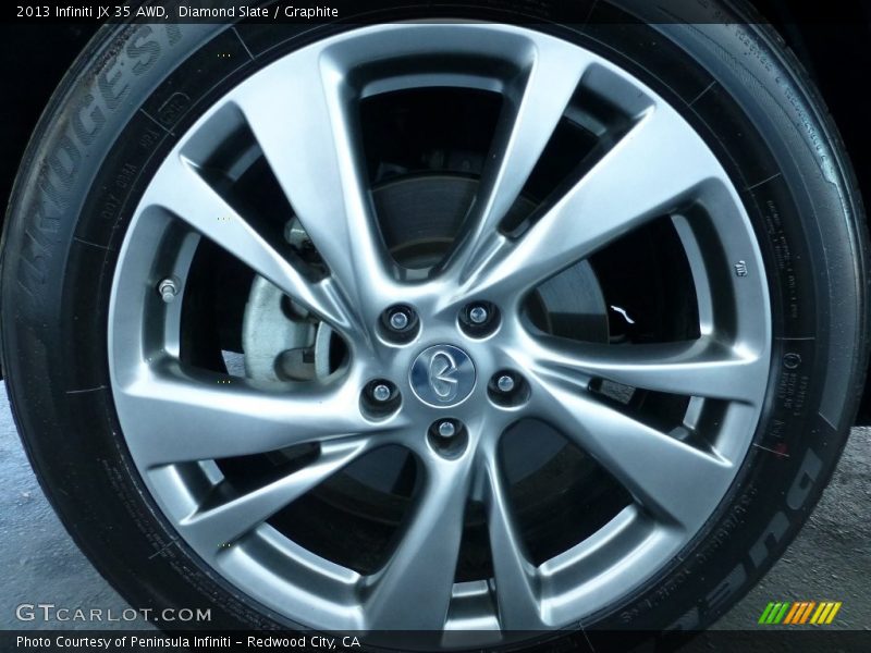 Diamond Slate / Graphite 2013 Infiniti JX 35 AWD