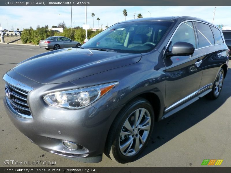 Diamond Slate / Graphite 2013 Infiniti JX 35 AWD