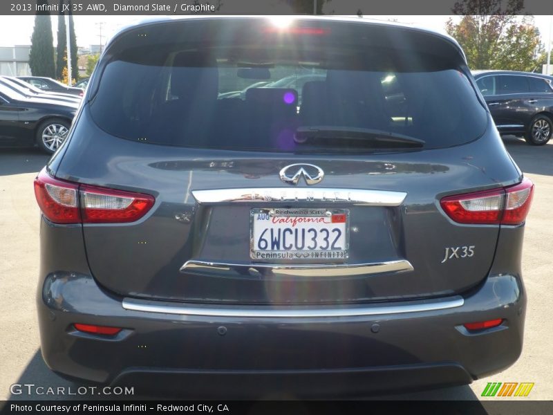 Diamond Slate / Graphite 2013 Infiniti JX 35 AWD