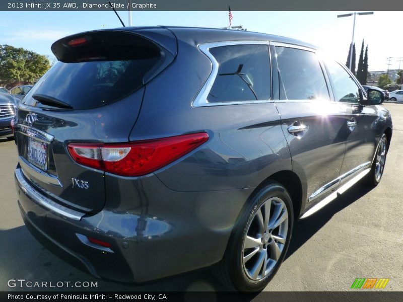 Diamond Slate / Graphite 2013 Infiniti JX 35 AWD