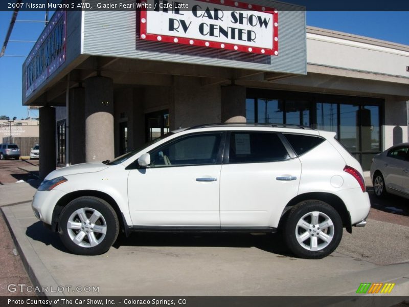 Glacier Pearl White / Cafe Latte 2007 Nissan Murano S AWD