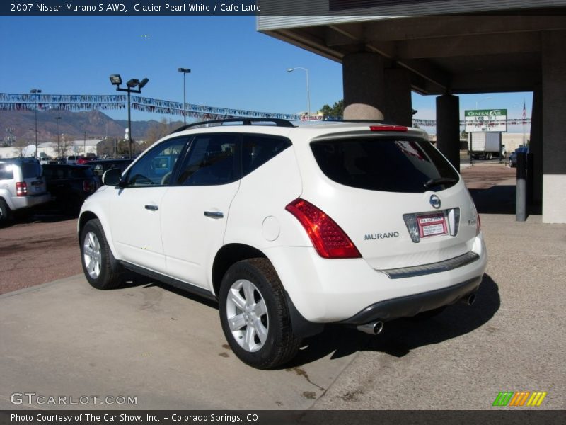 Glacier Pearl White / Cafe Latte 2007 Nissan Murano S AWD