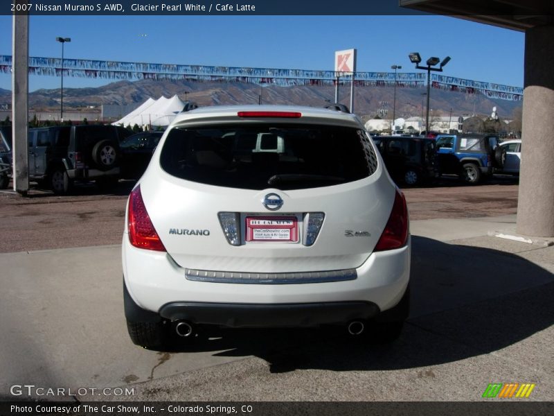 Glacier Pearl White / Cafe Latte 2007 Nissan Murano S AWD