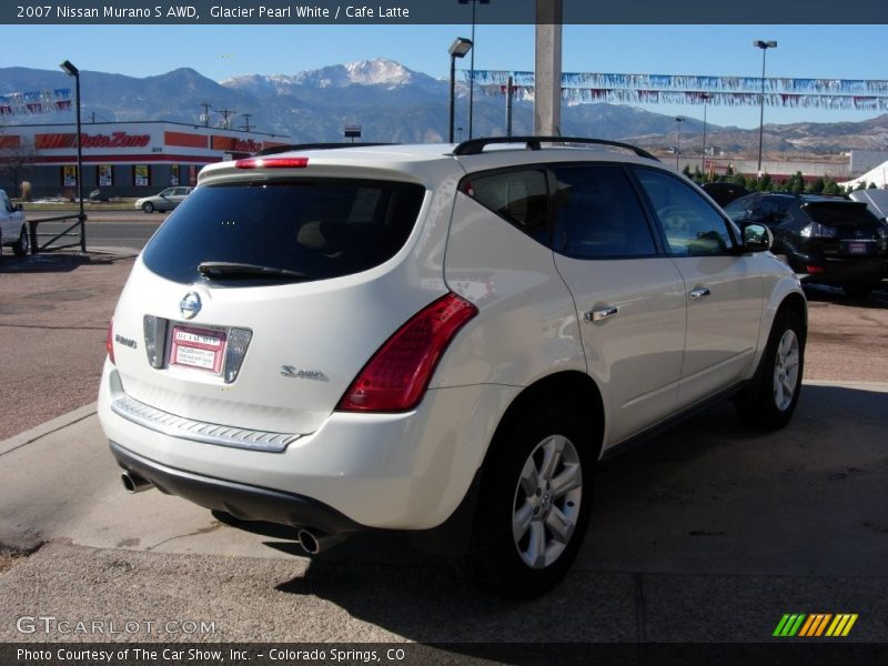 Glacier Pearl White / Cafe Latte 2007 Nissan Murano S AWD