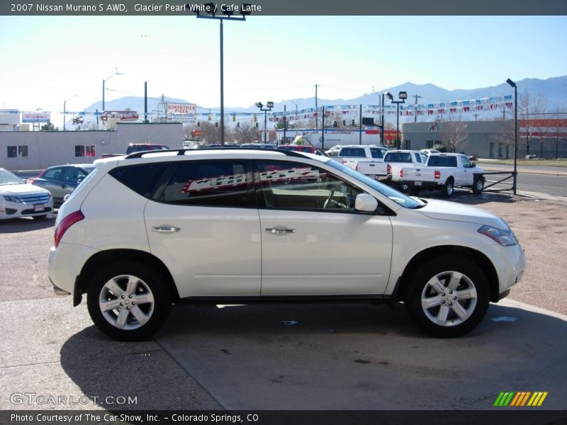 Glacier Pearl White / Cafe Latte 2007 Nissan Murano S AWD