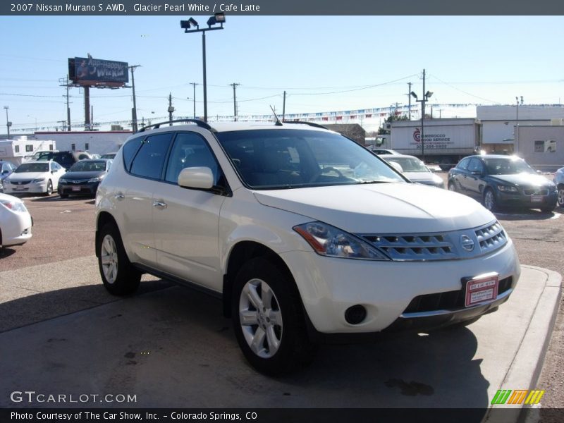 Glacier Pearl White / Cafe Latte 2007 Nissan Murano S AWD