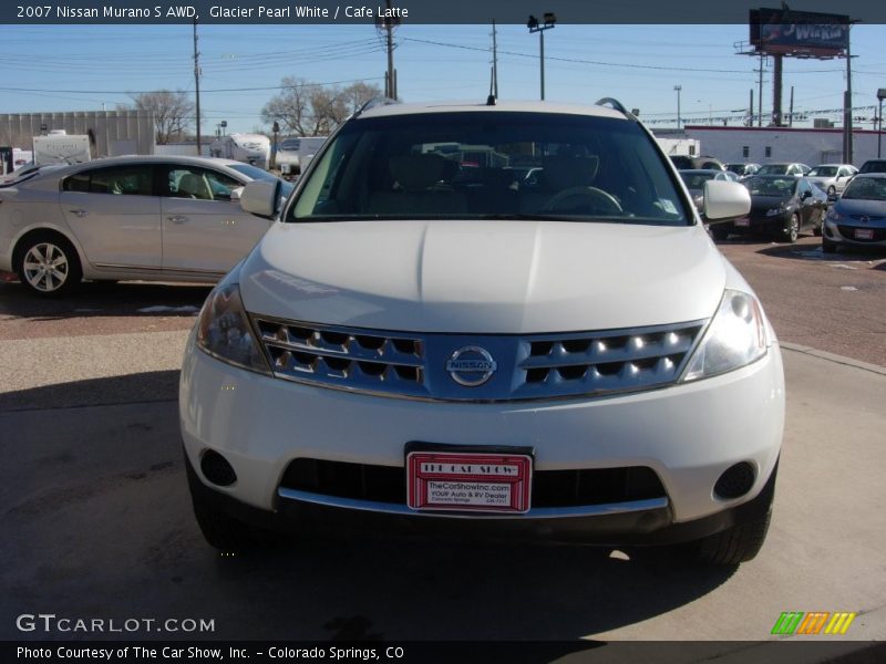 Glacier Pearl White / Cafe Latte 2007 Nissan Murano S AWD