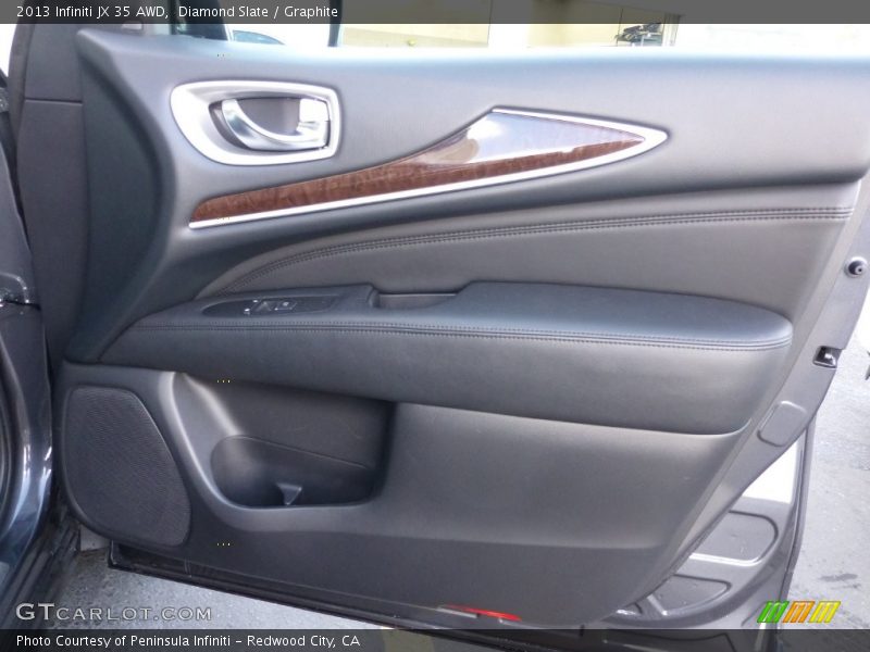 Diamond Slate / Graphite 2013 Infiniti JX 35 AWD