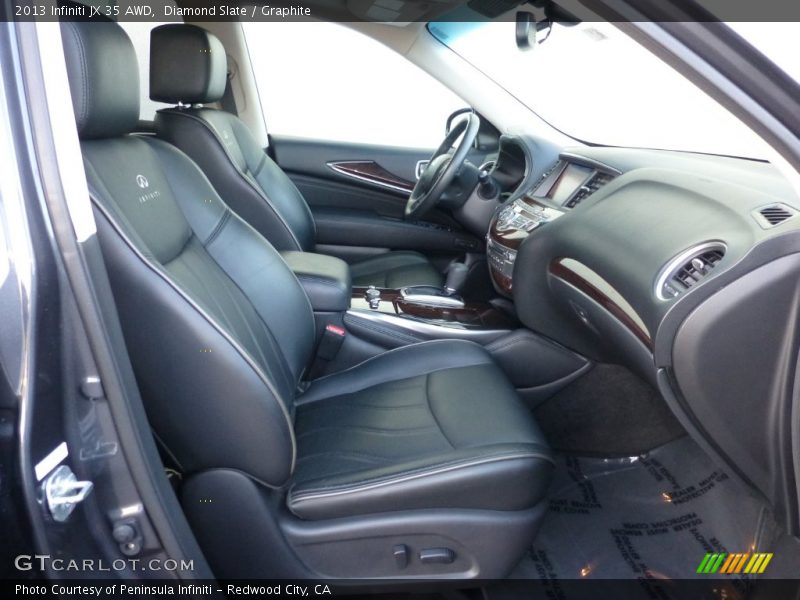 Diamond Slate / Graphite 2013 Infiniti JX 35 AWD