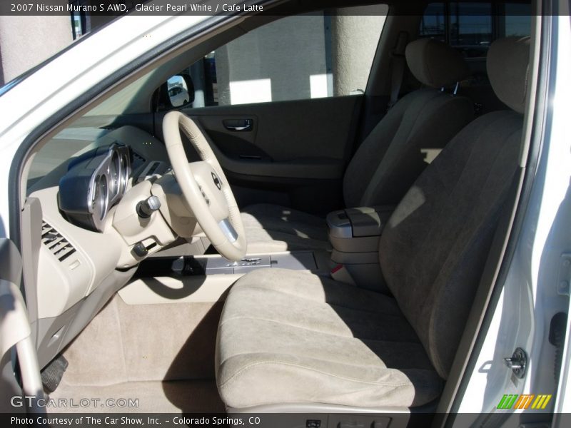 Glacier Pearl White / Cafe Latte 2007 Nissan Murano S AWD