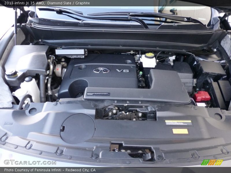 Diamond Slate / Graphite 2013 Infiniti JX 35 AWD