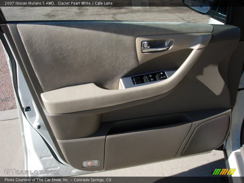 Glacier Pearl White / Cafe Latte 2007 Nissan Murano S AWD