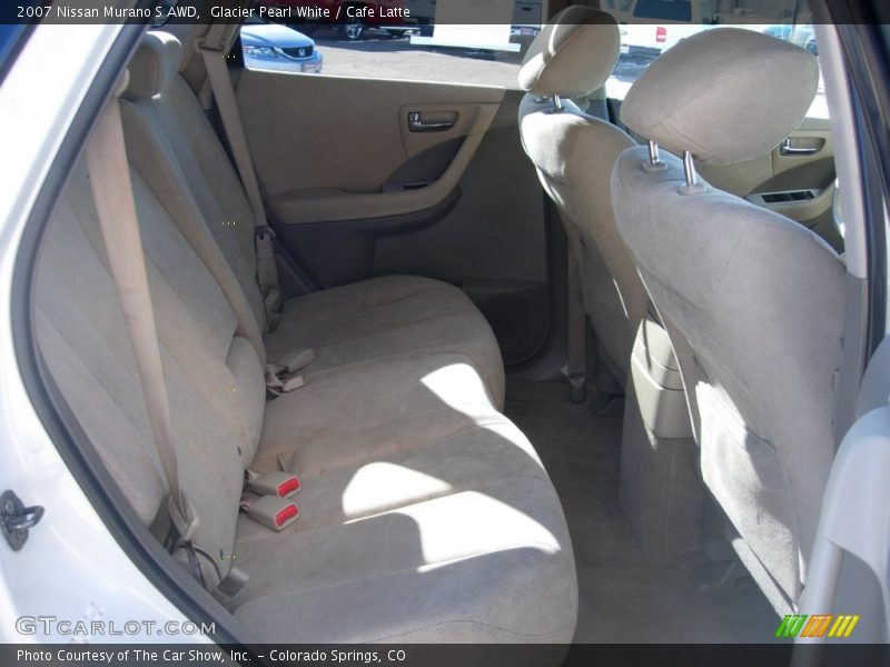 Glacier Pearl White / Cafe Latte 2007 Nissan Murano S AWD