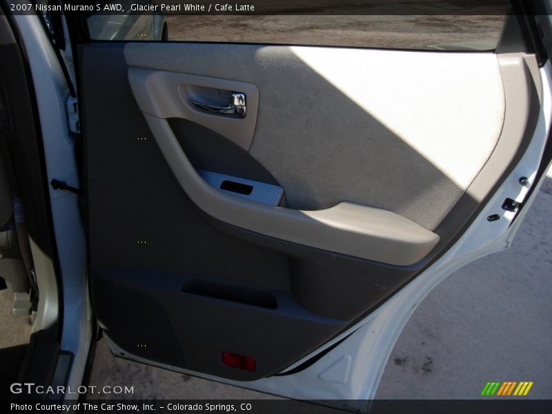 Glacier Pearl White / Cafe Latte 2007 Nissan Murano S AWD