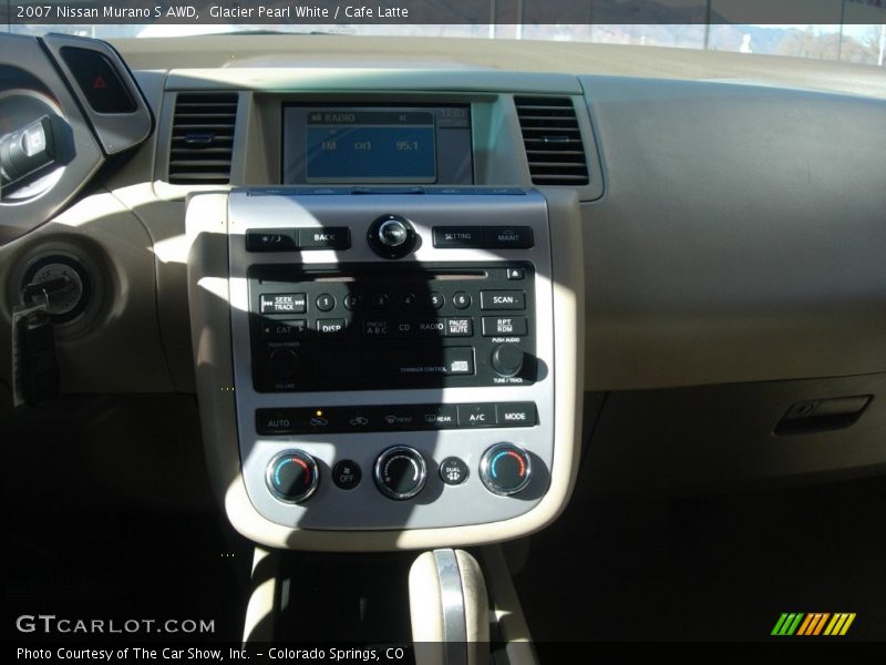 Glacier Pearl White / Cafe Latte 2007 Nissan Murano S AWD