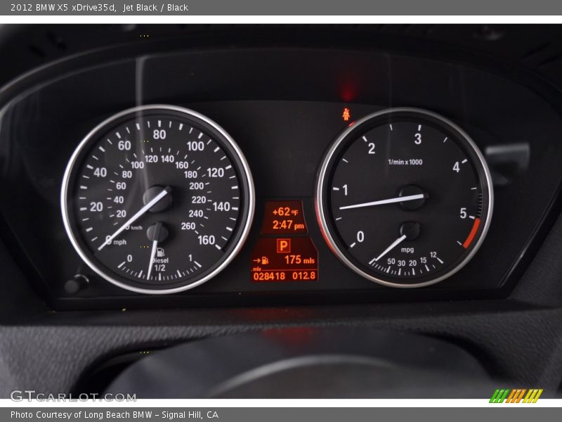 Jet Black / Black 2012 BMW X5 xDrive35d