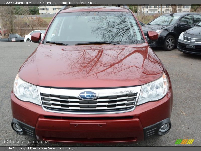 Camellia Red Pearl / Black 2009 Subaru Forester 2.5 X Limited