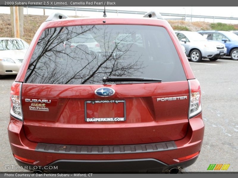 Camellia Red Pearl / Black 2009 Subaru Forester 2.5 X Limited