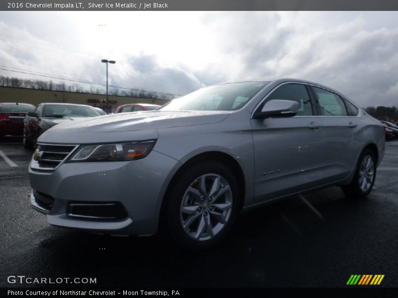 Silver Ice Metallic / Jet Black 2016 Chevrolet Impala LT