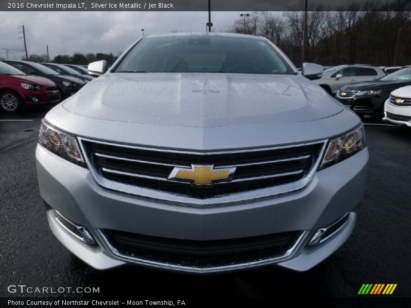 Silver Ice Metallic / Jet Black 2016 Chevrolet Impala LT