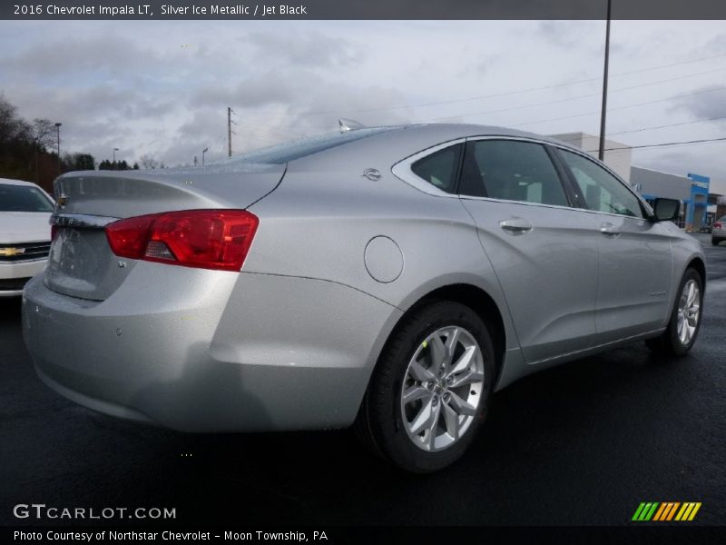 Silver Ice Metallic / Jet Black 2016 Chevrolet Impala LT