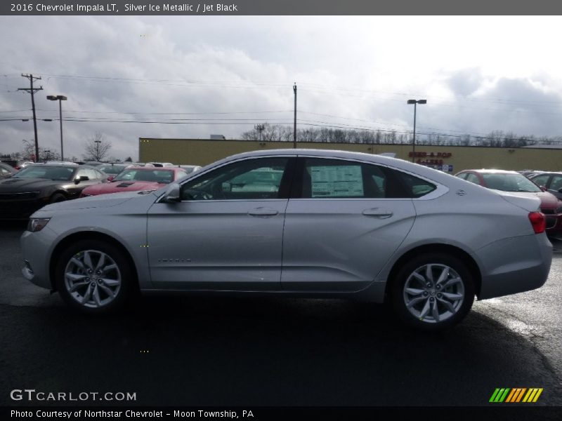 Silver Ice Metallic / Jet Black 2016 Chevrolet Impala LT