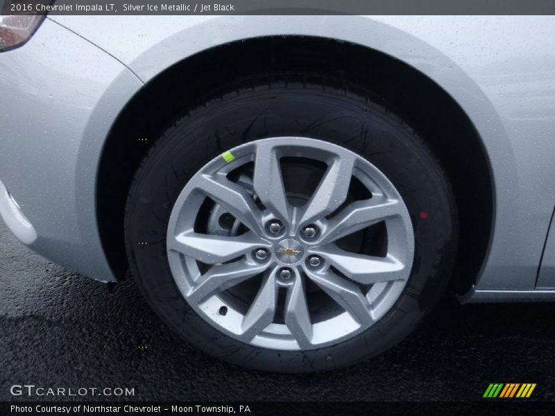 Silver Ice Metallic / Jet Black 2016 Chevrolet Impala LT