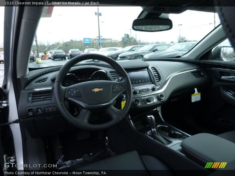 Silver Ice Metallic / Jet Black 2016 Chevrolet Impala LT