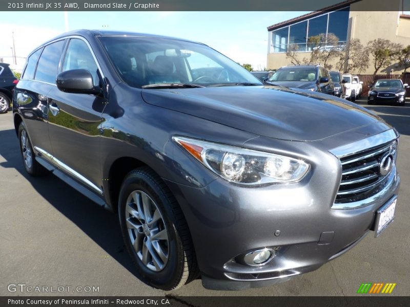 Diamond Slate / Graphite 2013 Infiniti JX 35 AWD
