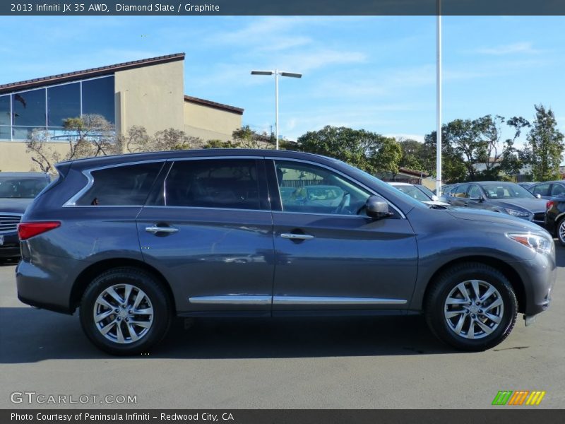 Diamond Slate / Graphite 2013 Infiniti JX 35 AWD
