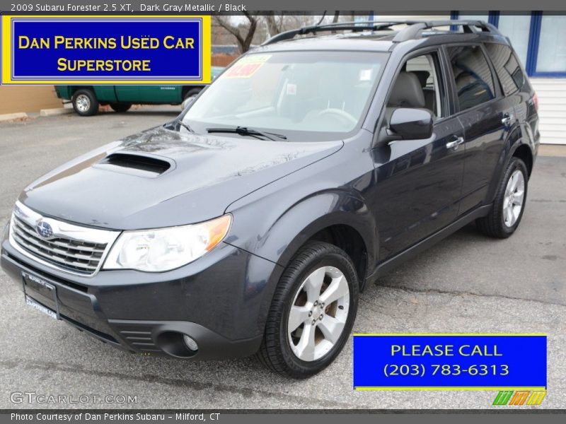 Dark Gray Metallic / Black 2009 Subaru Forester 2.5 XT