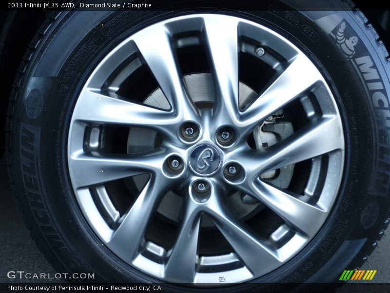 Diamond Slate / Graphite 2013 Infiniti JX 35 AWD
