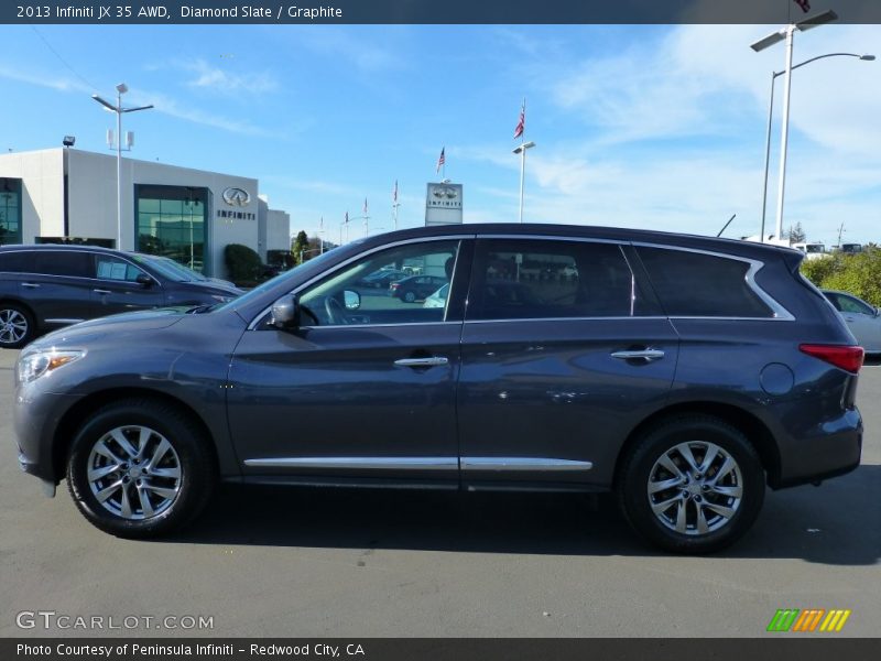 Diamond Slate / Graphite 2013 Infiniti JX 35 AWD