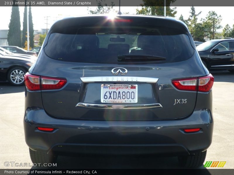 Diamond Slate / Graphite 2013 Infiniti JX 35 AWD