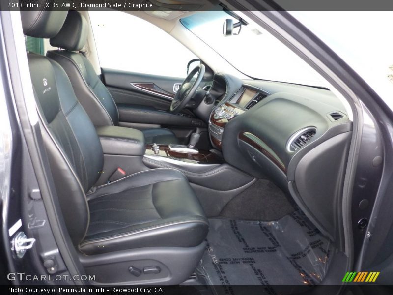Diamond Slate / Graphite 2013 Infiniti JX 35 AWD