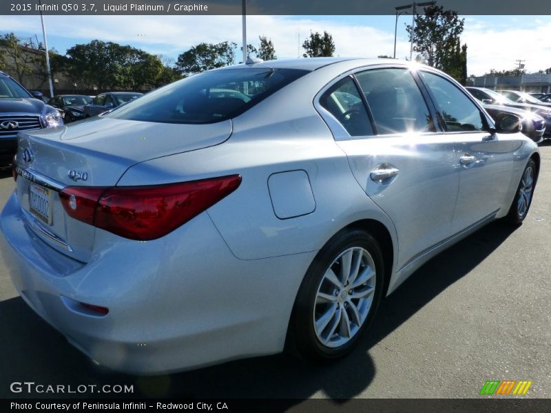 Liquid Platinum / Graphite 2015 Infiniti Q50 3.7