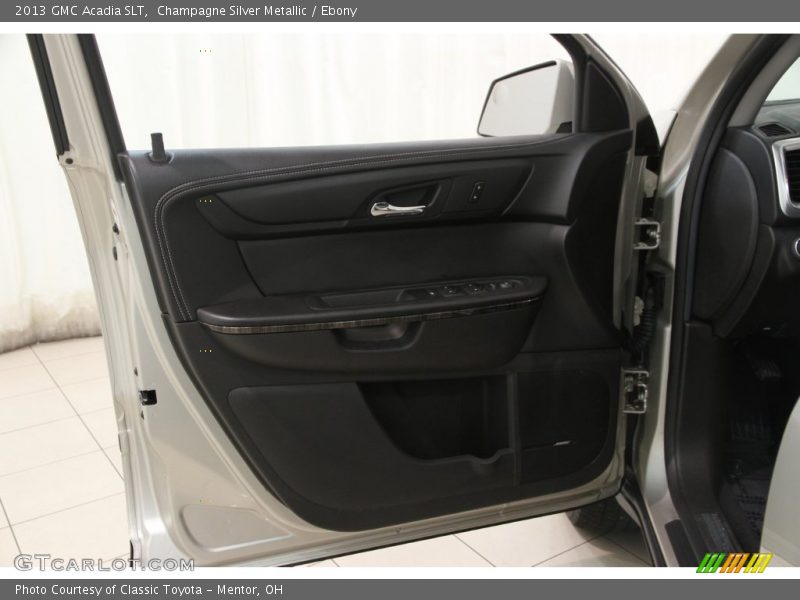 Champagne Silver Metallic / Ebony 2013 GMC Acadia SLT