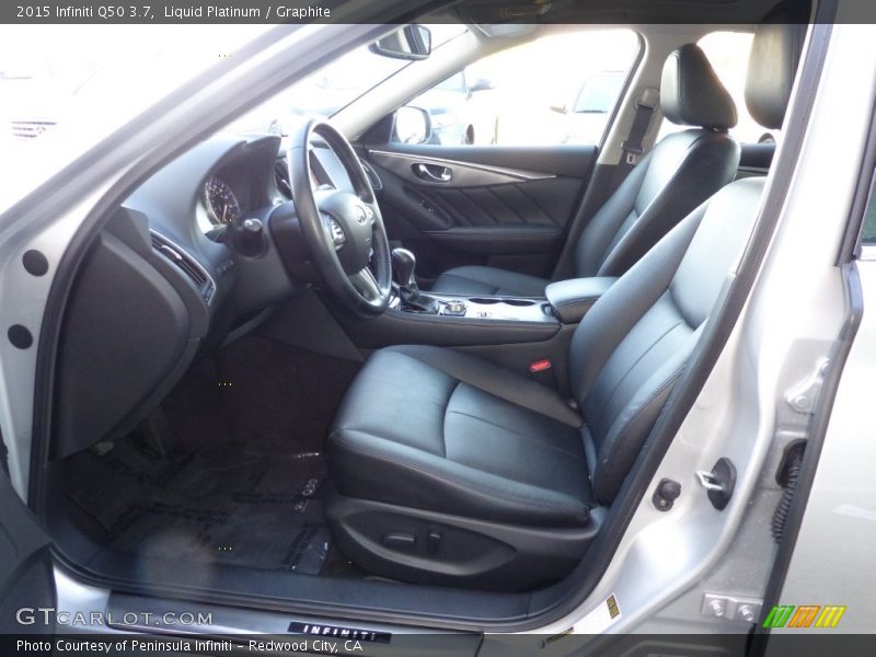 Liquid Platinum / Graphite 2015 Infiniti Q50 3.7