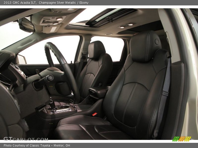 Champagne Silver Metallic / Ebony 2013 GMC Acadia SLT
